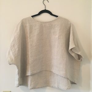 Elizabeth Suzann Linn Tee Flax Linen OSP